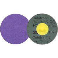 Cubitron 3 Roloc Fibre Disc, 3" Dia., 80+ Grit, Ceramic Absolute Business Supply