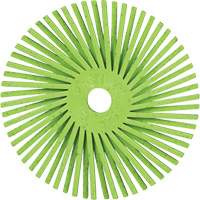 Scotch-Brite Type A Precision Radial Bristle Brush PN-RB, Ceramic, 50+ Grit, 3" Dia. Absolute Business Supply