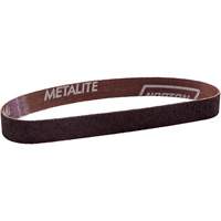 Courroie de ponçage en tissu Metalite, 3/4" la x 20-1/2" lo, Oxyde d'aluminium, Grain 40 Absolute Business Supply