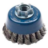 Brosse-boisseau &agrave; fils nou&eacute;s, 2-3/4" dia. x 5/8"-11 arbre Absolute Business Supply