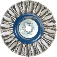 Roue compl&egrave;te de c&acirc;ble de torsion, Dia. 4", Fils 0,02", Arbre 5/8"-11, Acier inoxydable Absolute Business Supply