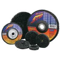 Disques non tiss&eacute;s &agrave; remplacement rapide pour d&eacute;capage Bear-Tex, 2" dia., Grain Extra grossier, Carbure de silicium Absolute Business Supply