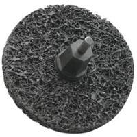 Disques non tiss&eacute;s &agrave; remplacement rapide pour d&eacute;capage Bear-Tex, 3" dia., Grain Extra grossier, Carbure de silicium Absolute Business Supply