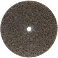 Bear-Tex&reg; Non-Woven Unified Wheel, 3" x 1/4", 1/4" Arbor, Medium Grit, Aluminum Oxide Absolute Business Supply