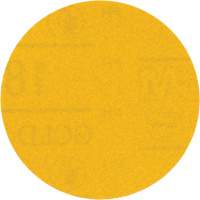 Hookit Gold Abrasive Disc, 09213, 3" Dia., 180 Grit, Aluminum Oxide, C-Weight Absolute Business Supply