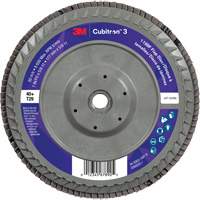 Disque &agrave; lamelles conique 1169F Cubitron 3 &agrave; changement rapide, 7" x 5/8"-11, Type T29, Grain 40+, C&eacute;ramique Absolute Business Supply
