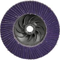 Disque &agrave; lamelles plate 1169F Cubitron 3 &agrave; changement rapide, 4-1/2" x 5/8"-11, Type T27, Grain 60+, C&eacute;ramique Absolute Business Supply