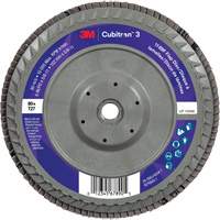 Disque &agrave; lamelles plate 1169F Cubitron 3 &agrave; changement rapide, 6" x 5/8"-11, Type T27, Grain 80+, C&eacute;ramique Absolute Business Supply