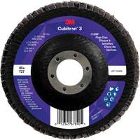 Disque &agrave; lamelles plate 1169F Cubitron 3, 4-1/2" x 7/8", Type T27, Grain 40+, C&eacute;ramique Absolute Business Supply
