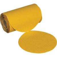 Stikit No Hole Gold Abrasive Disc Roll, 6" Dia., 220 Grit, Aluminum Oxide Absolute Business Supply