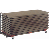 Flat Stacking Table Caddies, 97.5" W x 31.25" D x 36.25" H Absolute Business Supply
