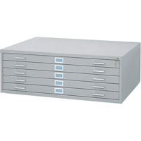 Classeurs en acier pour plans, 5 Tiroirs, 46-3/8" la x 35-3/8" p x 16-1/2" h Absolute Business Supply