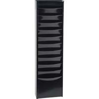 Literature Storage Racks, Stationary, 11 Slots, Steel, 9-3/4" W x 4-1/8" D x 36" H Absolute Business Supply