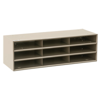 Data Organizers, Stationary, 15 Slots, Steel, 33-3/4" W x 11 5/8" D x 17 3/4" H Absolute Business Supply
