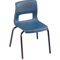 Chaises horizon, Plastique, Bleu Absolute Business Supply