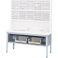 Mobilier E-Z Sort pour la salle du courrier- Tables de tri avec tablette-Dessus de table, 60" la x 28" p x 36" h, Stratifi&eacute; Absolute Business Supply