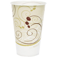 Goblets jetables, Papier, 12 oz, Multicolore Absolute Business Supply