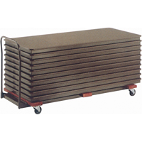 Flat Stacking Table Caddies, 74" W x 31.25" D x 36.25" H Absolute Business Supply