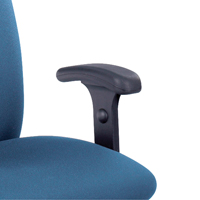 Accoudoirs coussin&eacute;s en T pour chaises pour gens grands et costauds Uber Absolute Business Supply