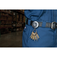 D&eacute;rouleurs autor&eacute;tractables originaux #485-HDK, Chrome, C&acirc;ble 48", Fixation Agrafe de ceinture Absolute Business Supply