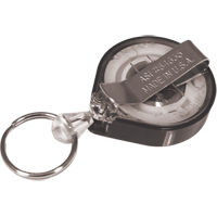 Anneaux &agrave; cl&eacute;s r&eacute;tractables Mini-Bak, Plastique, C&acirc;ble 36", Fixation Agrafe de ceinture Absolute Business Supply