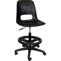 Tabouret avec dossier pour classe de s&eacute;rie 800, Mobile, Ajustable Hauteur, Capacit&eacute; 250 lb Absolute Business Supply