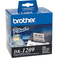 &eacute;tiquettes d'adresse de s&eacute;rie DK, 1-1/8" la x 2-1/2" la x Blanc Absolute Business Supply