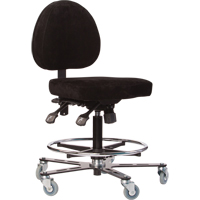 Si&egrave;ges ergonomiques pour le soudage TF180, Su&egrave;de, Noir, Capacit&eacute; 300 lb Absolute Business Supply