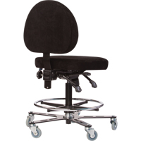 Si&egrave;ges ergonomiques pour le soudage TF180, Su&egrave;de, Noir, Capacit&eacute; 300 lb Absolute Business Supply