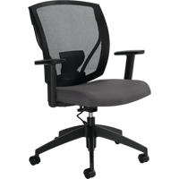Task Chairs, Vinyl, Charcoal, 300 lbs. Capacity Absolute Business Supply