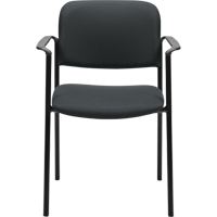 Stacking Chairs, Fabric, 32" High, 300 lbs. Capacity, Charcoal Absolute Business Supply