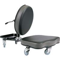 Chaise ergonomique Flex, Vinyle, Noir/gris Absolute Business Supply
