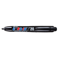 Dura-Ink&reg; #20 Permanent Marker, Black, Fine Tip Absolute Business Supply