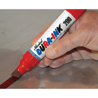 Marqueur Dura-Ink 200, Bleu, Pointe Ciseau Absolute Business Supply