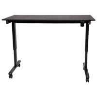 Bureau ajustable pour travail debout, , 45-1/4" h x 29-1/2" p, Noir Absolute Business Supply