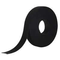 Ruban d'attaches One-Wrap, Boucle et crochet, 25 vg x 1", Auto-aggripant, Noir Absolute Business Supply