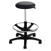 Extended-Height Stool, Drafting, Adjustable Height, 250 lbs. Capacity Absolute Business Supply