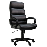 Chaise de bureau Activ s&eacute;rie A-601, Polyur&eacute;thane, Noir, Capacit&eacute; 275 lb Absolute Business Supply