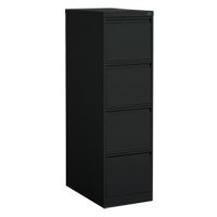 Classeur vertical, Acier, 4 tiroirs, 15-1/7" la x 25" p x 52" h, Noir Absolute Business Supply