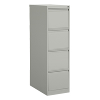 Classeur vertical, Acier, 4 tiroirs, 15-1/7" la x 25" p x 52" h, Gris Absolute Business Supply