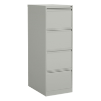 Classeur vertical, Acier, 4 tiroirs, 18-1/7" la x 25" p x 52" h, Gris Absolute Business Supply