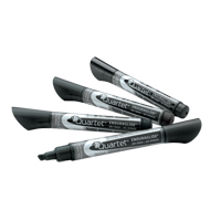 EnduraGlide&reg; Dry-Erase Markers, Black, Chisel Tip Absolute Business Supply