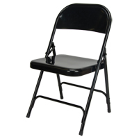 Chaise pliante, Acier, Noir, Capacit&eacute; 300 lb Absolute Business Supply