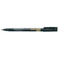 Marqueur permanent Lumocolor, Noir, Pointe Fin Absolute Business Supply