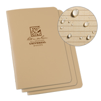 Notebook, Soft Cover, Tan, 48 Pages, 4-5/8" W x 7" L Absolute Business Supply