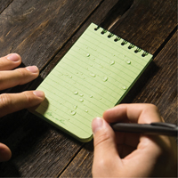 Carnet de notes de poche &agrave; spirale, Couverture souple, Vert, 100 Pages, 3" , 5"  Absolute Business Supply