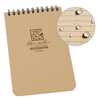 Carnet de notes de poche &agrave; spirale, Couverture souple, Havane, 100 Pages, 4" , 6"  Absolute Business Supply
