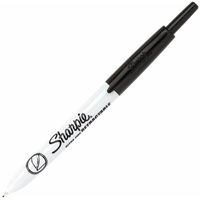 Retractable Permanent Marker, Black, Ultra Fine Tip Absolute Business Supply
