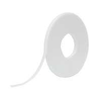 Ruban d'attaches One-Wrap, Boucle et crochet, 25 vg x 1/2", Auto-aggripant, Blanc Absolute Business Supply