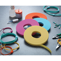 Ruban pour gestion des c&acirc;bles One-Wrap, Boucle et crochet, 25 vg x 3/4", Auto-aggripant, Aqua Absolute Business Supply